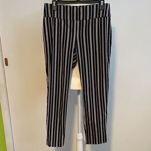 Cooper & Ella Black and White Striped Pants